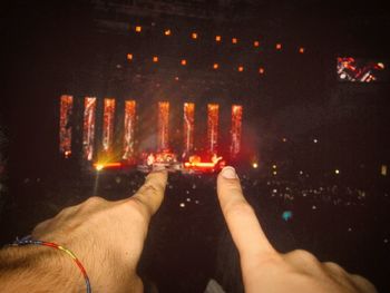 Cropped image of woman standing on ground