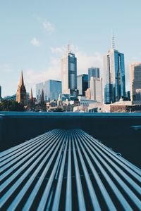 View of skyscrapers against sky