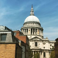 Low angle view of building against sky