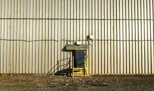 Entrance view of warehouse