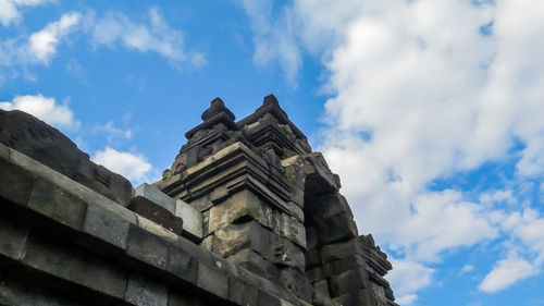 Low angle view of historical building against sky