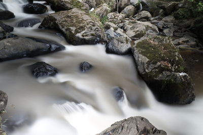 Close-up of flowing water