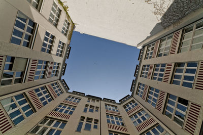 Low angle view of skyscrapers