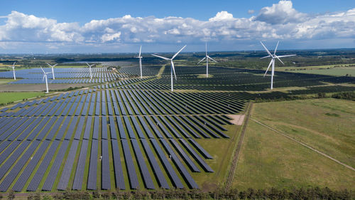 Northern europas largest solar park near holstebro in denmark