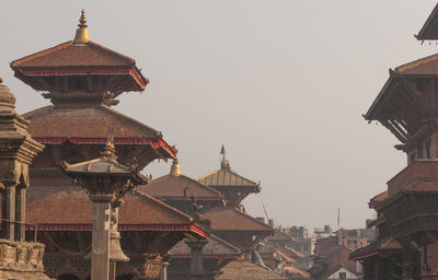 Traditional building against clear sky