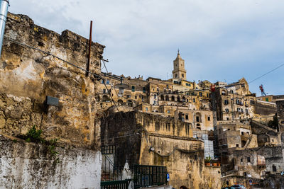 Low angle view of historic building against sky