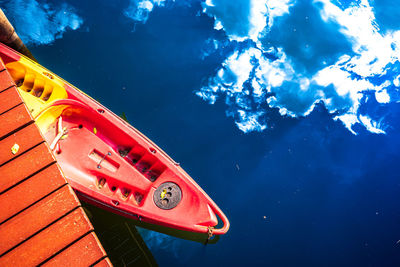 Boat in sea