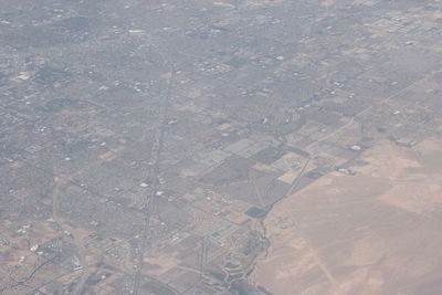 Aerial view of field