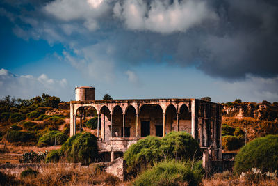 Old ruins against sky