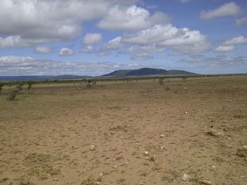 Scenic view of landscape against sky