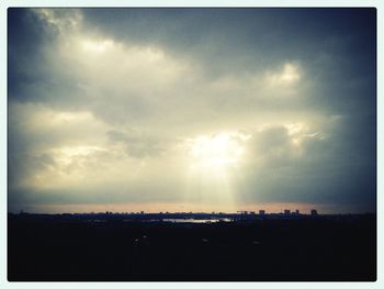 Scenic view of cloudy sky