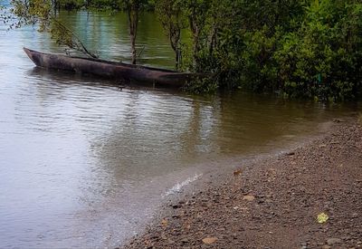 Scenic view of river