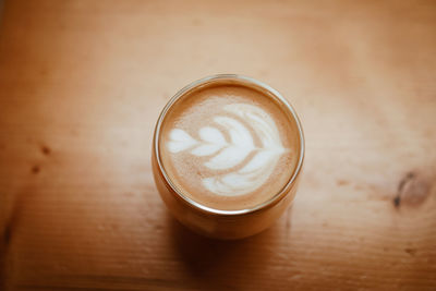 Close-up of coffee on table