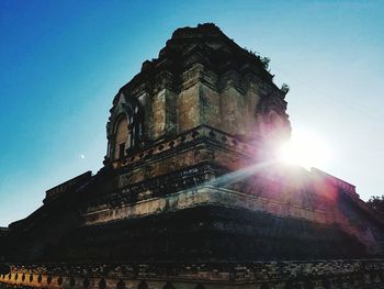 Low angle view of a temple