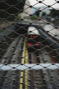 Full frame shot of chainlink fence