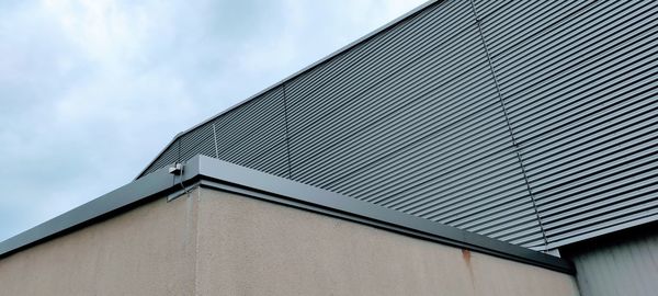 Low angle view of building against sky