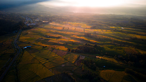 Aerial view of cityscape