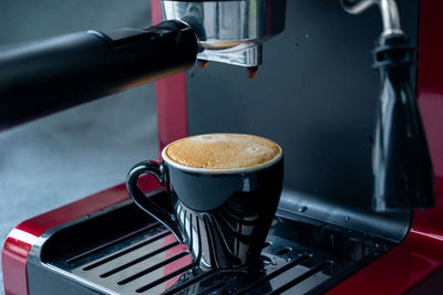 Close-up of coffee cup