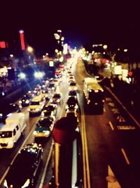 City street at night