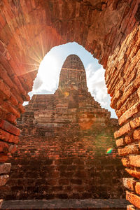 Low angle view of a temple