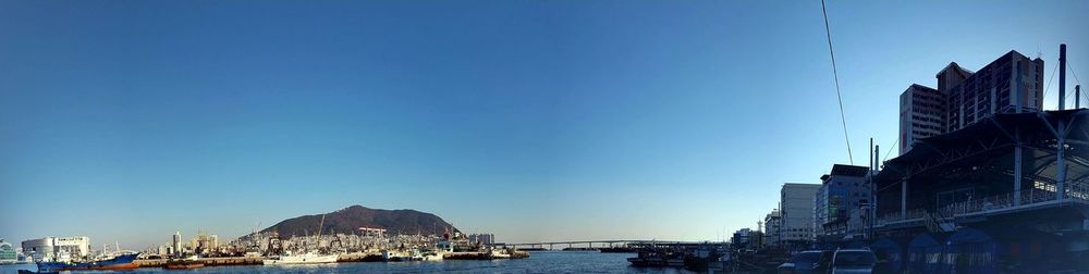 View of city at waterfront