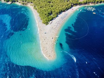 Zlatni rat beach, the golden horn, brac island, croatia