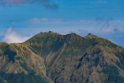 Scenic view of mountain against sky
