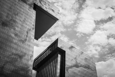 Low angle view of building against sky