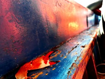 Close-up of rusty metal