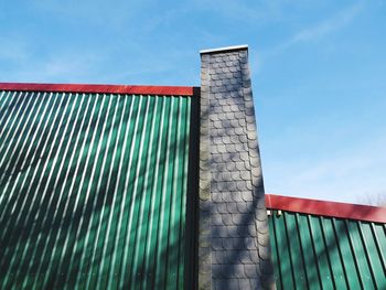 Low angle view of building against sky