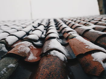 Close-up view of stone