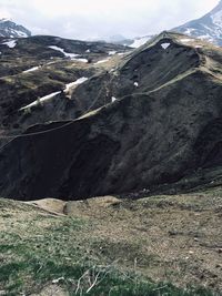 Aerial view of landscape against sky