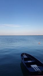 Scenic view of blue sea against sky