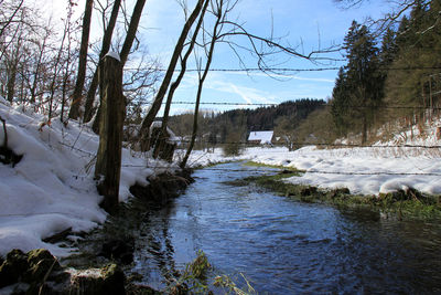 Scenic view of river