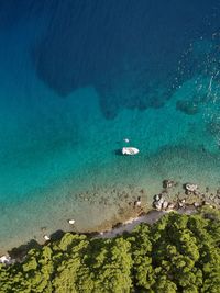 Aerial view of beautiful seascape