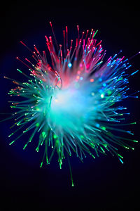 Close-up of firework display