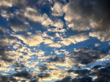 Low angle view of dramatic sky