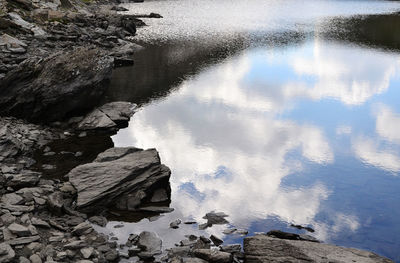 Panoramic view of sea against sky