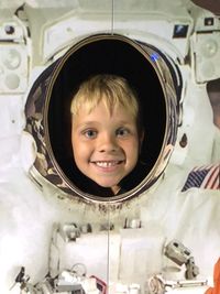 Portrait of smiling boy