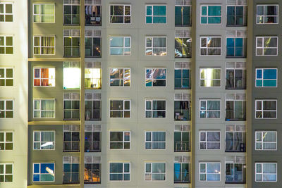 Full frame shot of residential building