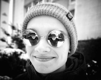 Portrait of smiling boy