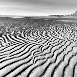 Scenic view of sandy beach