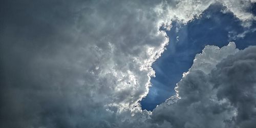 Low angle view of sky