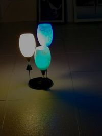 Illuminated lamp