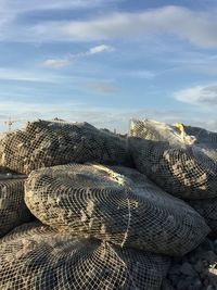 Stack of fishing net