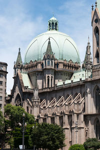 Low angle view of building against sky