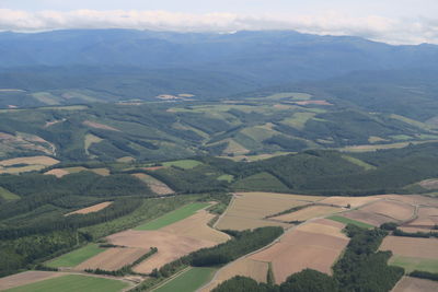 Aerial view of landscape