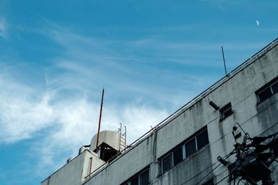 Low angle view of building against sky