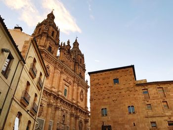 Low angle view of historic building against sky