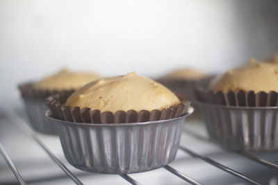 Close-up of cupcakes